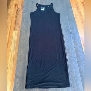 ATM Anthony Thomas Melillo Black Racerback Tank Dress